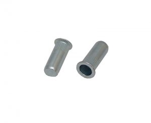 A2 Stainless Steel Countersunk Head Round knurled Body Closed rivet nut